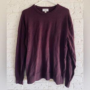 Goodfellow & Co Men's Burgundy Crewneck Sweater size Large